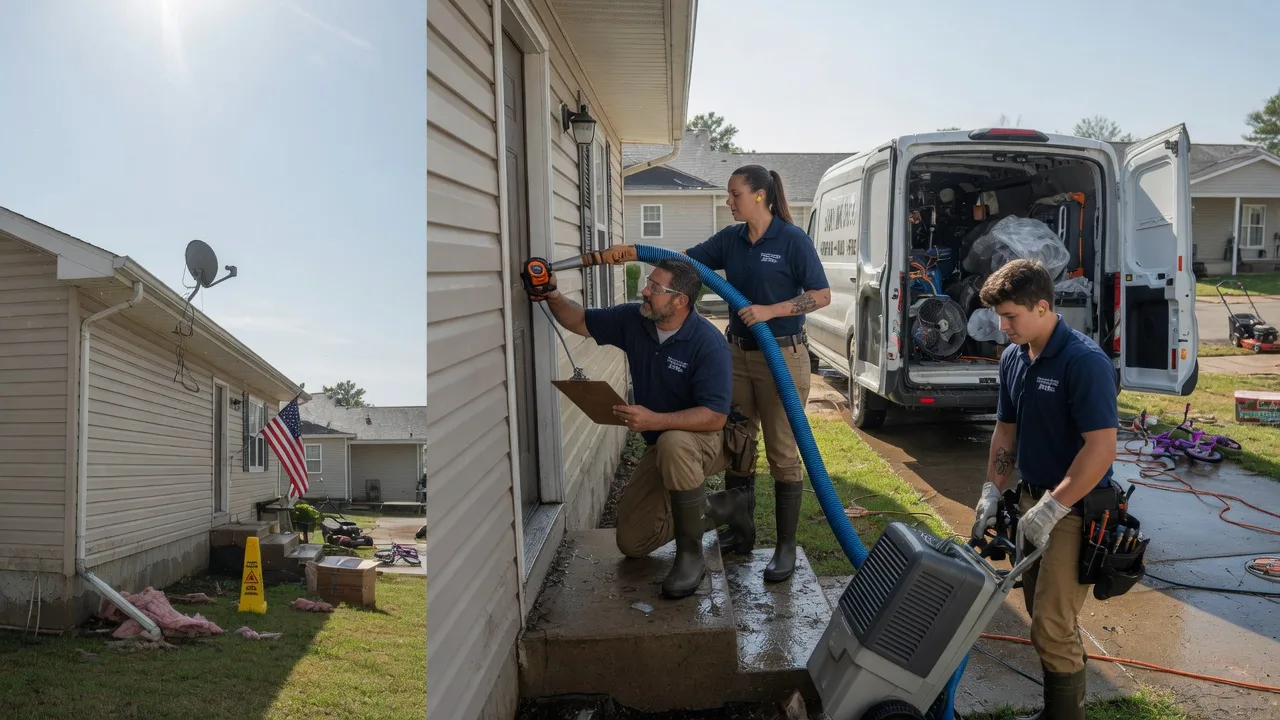 Ceiling Water Damage Restoration in Kingston, OK near me